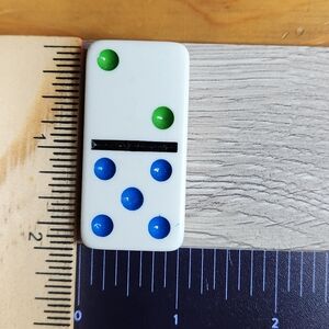 2:5 Replacement Dominoes Large Dot Shiny Color 2x1x⅜  $1 Each in a Bundle